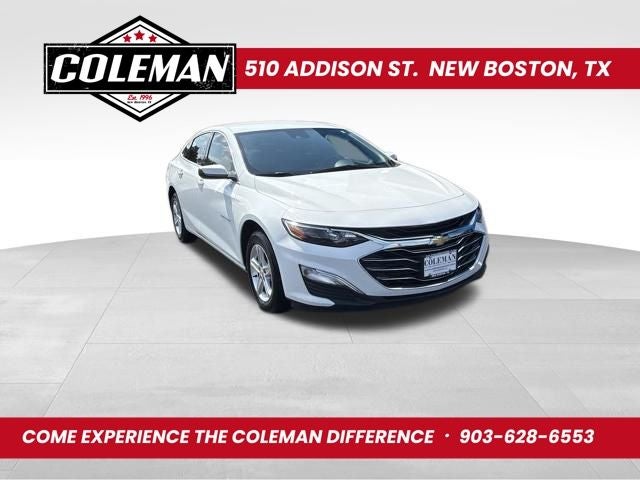 2024 Chevrolet Malibu FWD LS in Summit White — front three-quarter view