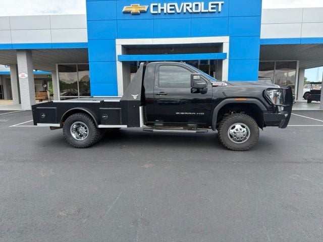 2024 GMC Sierra 3500HD Chassis — rear three-quarter view