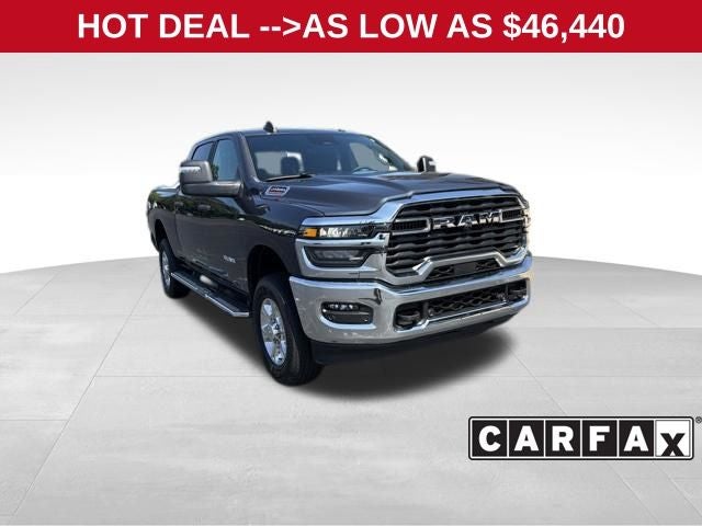 2026 RAM 2500 Big Horn Crew Cab 4x4 6'4' Box in Forged Blue Metallic — front three-quarter view